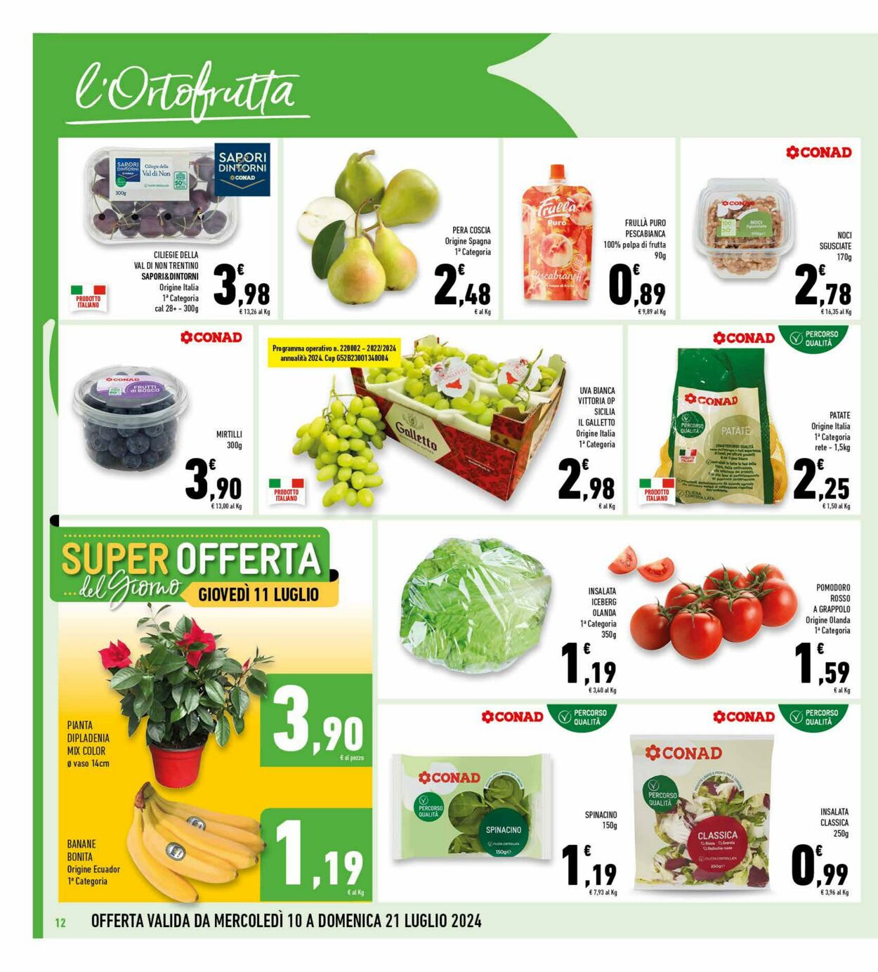 Volantino Conad 10.07.2024 - 21.07.2024