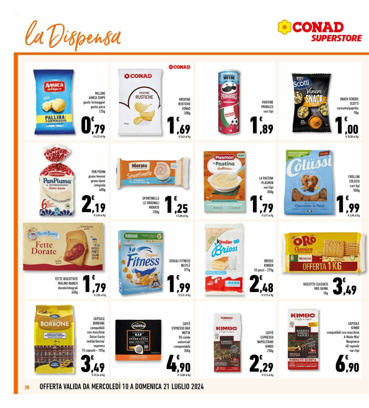 Volantino Conad 10.07.2024 - 21.07.2024