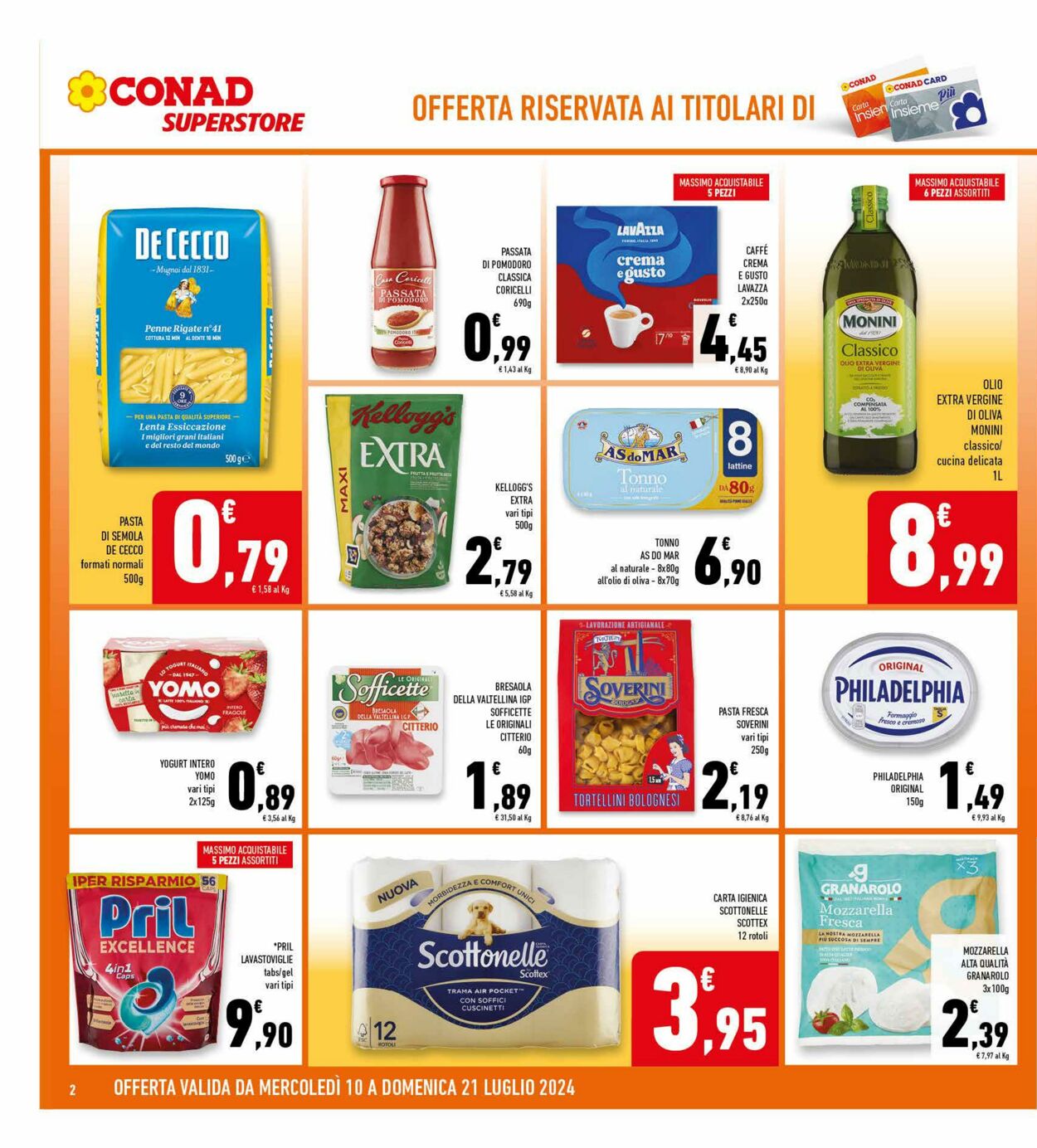 Volantino Conad 10.07.2024 - 21.07.2024