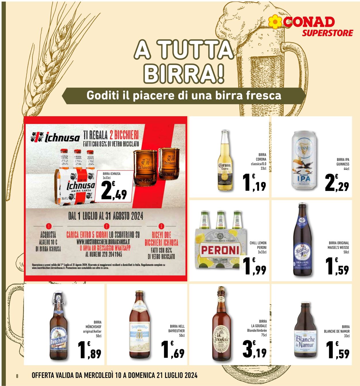 Volantino Conad 10.07.2024 - 21.07.2024