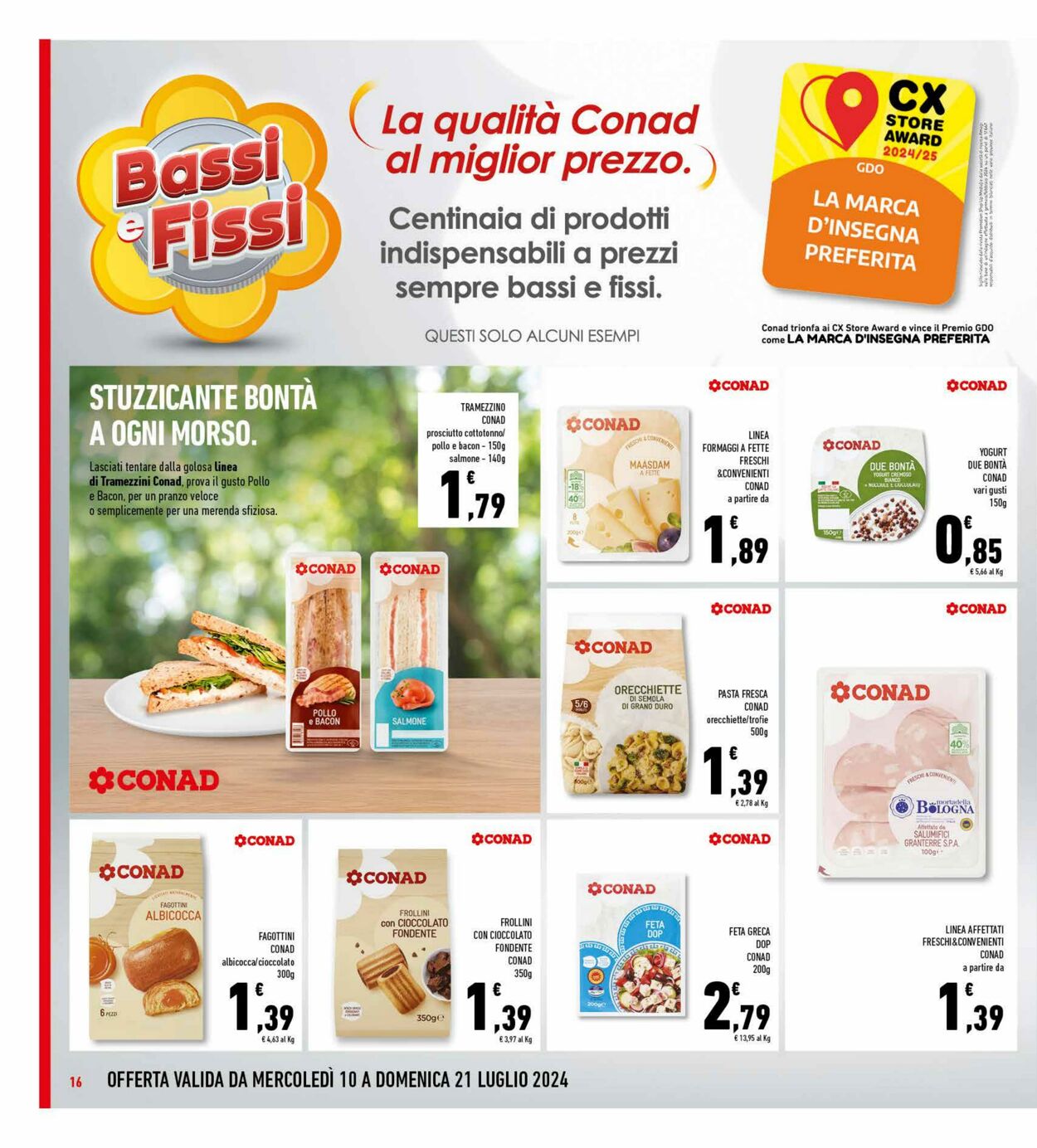 Volantino Conad 10.07.2024 - 21.07.2024