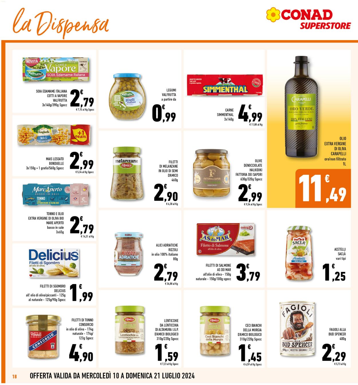 Volantino Conad 10.07.2024 - 21.07.2024