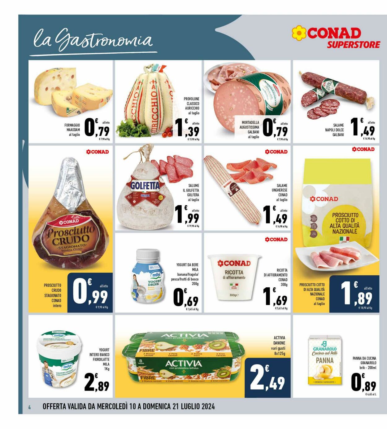 Volantino Conad 10.07.2024 - 21.07.2024