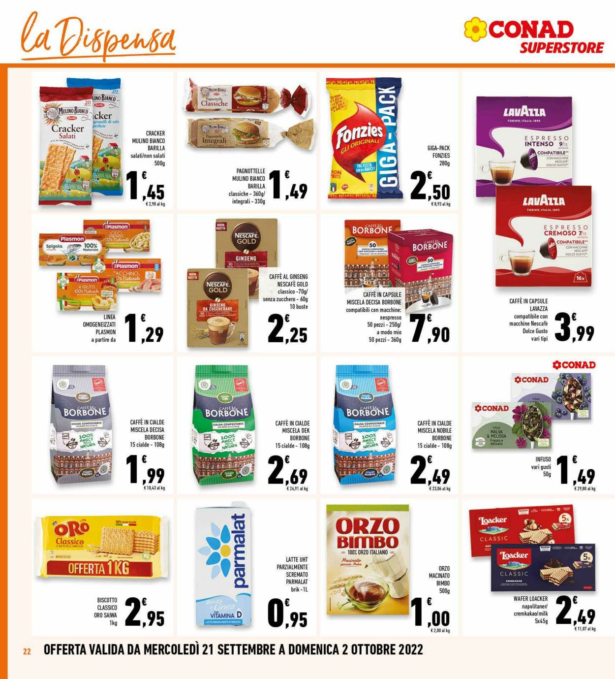 Volantino Conad 21.09.2022 - 02.10.2022