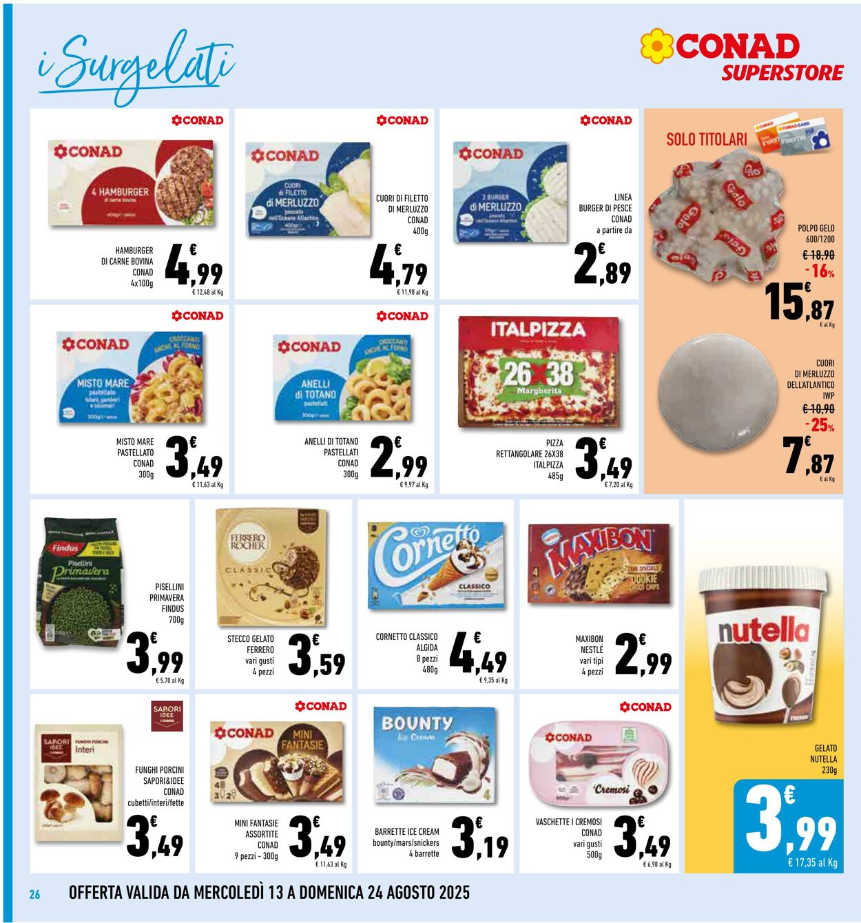 Volantino Conad 14.08.2025 - 14.08.2025