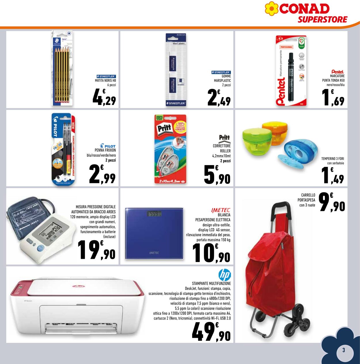 Volantino Conad 03.01.2025 - 12.01.2025