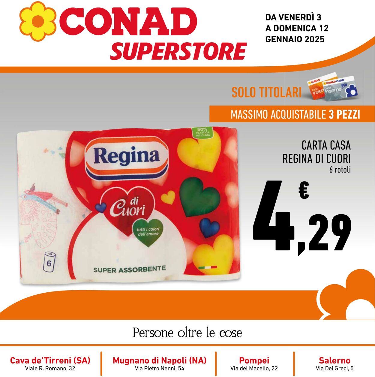 Volantino Conad 03.01.2025 - 12.01.2025