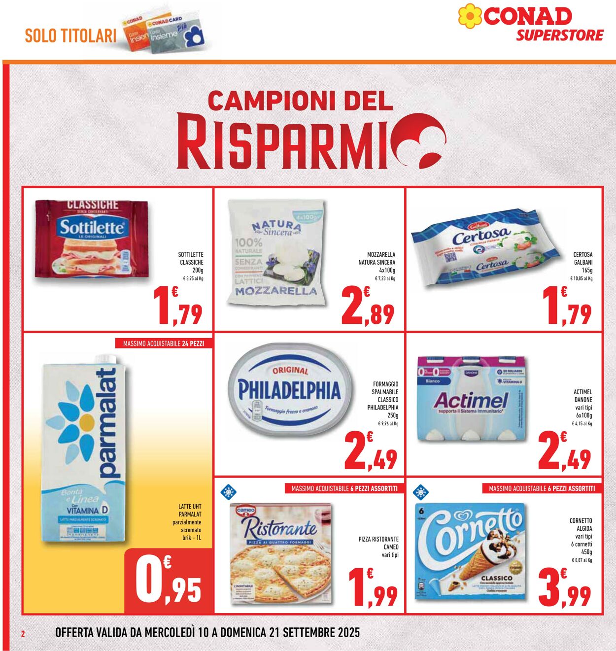Volantino Conad 16.09.2025 - 16.09.2025