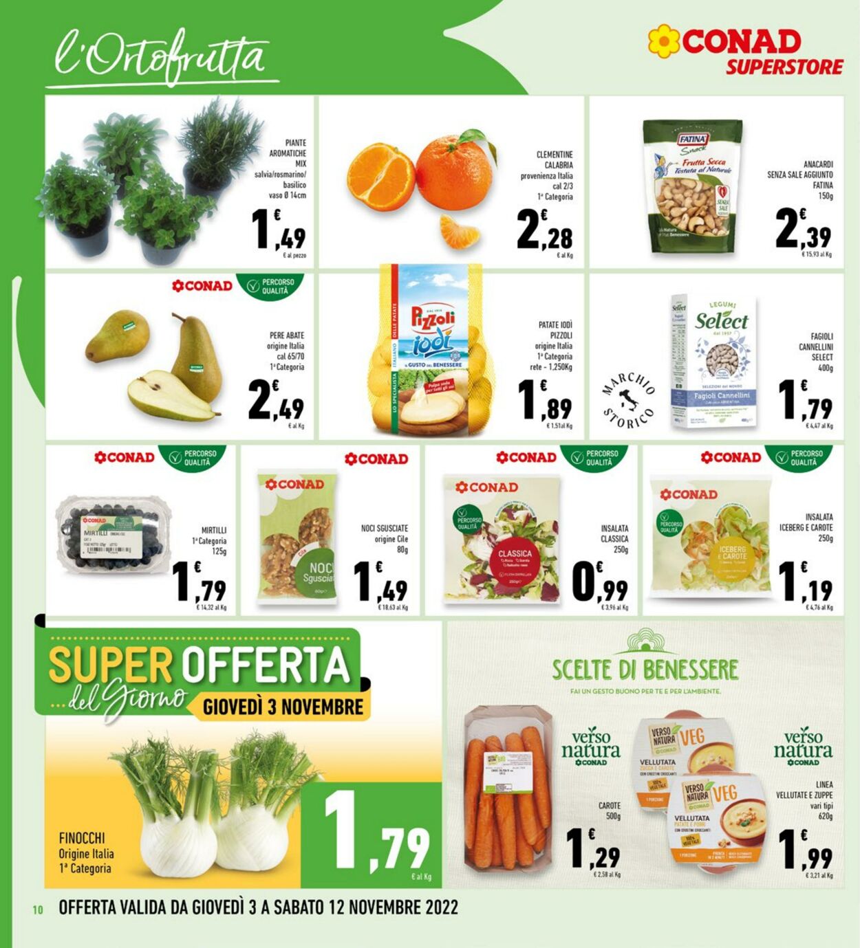 Volantino Conad 03.10.2022 - 12.11.2022