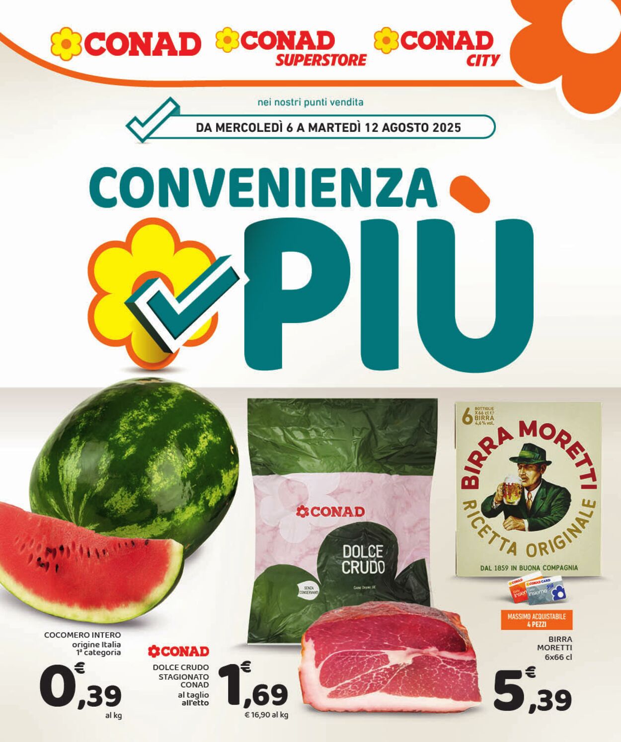 Volantino Conad 08.08.2025 - 08.08.2025