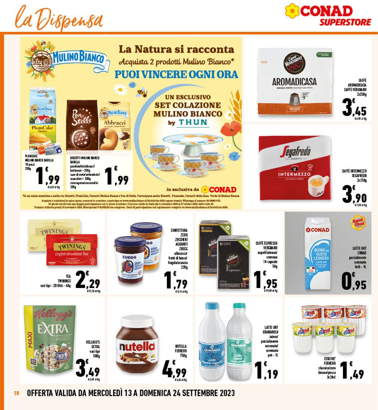 Volantino Conad 13.09.2023 - 24.09.2023