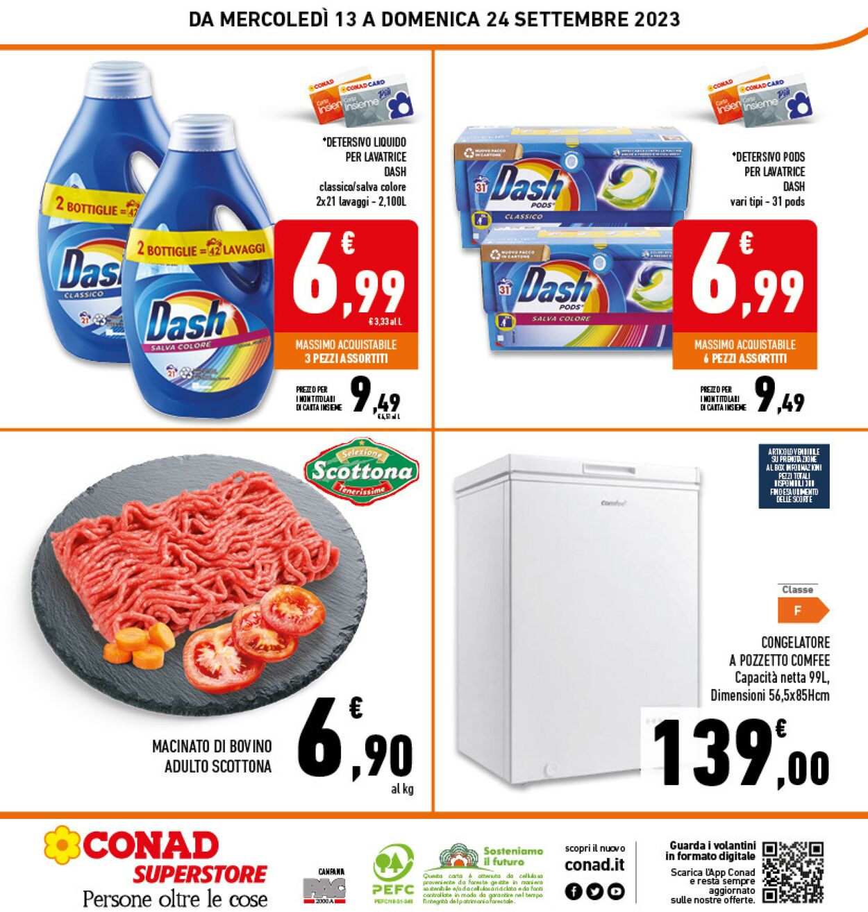 Volantino Conad 13.09.2023 - 24.09.2023