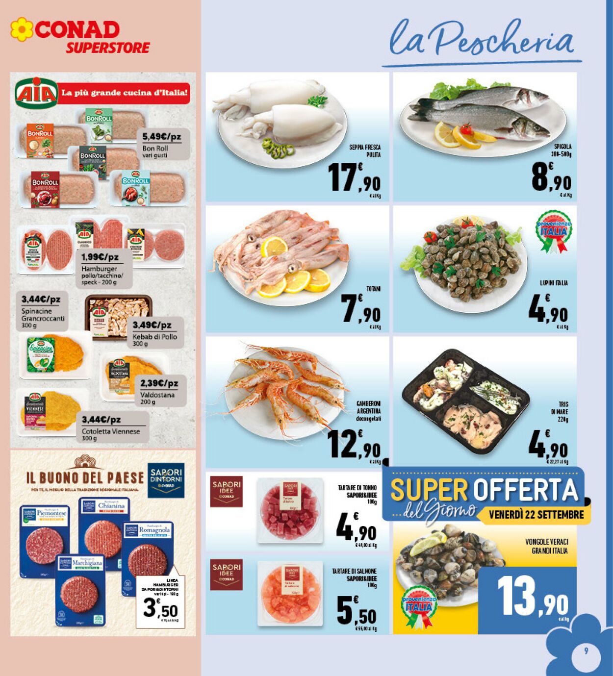 Volantino Conad 13.09.2023 - 24.09.2023