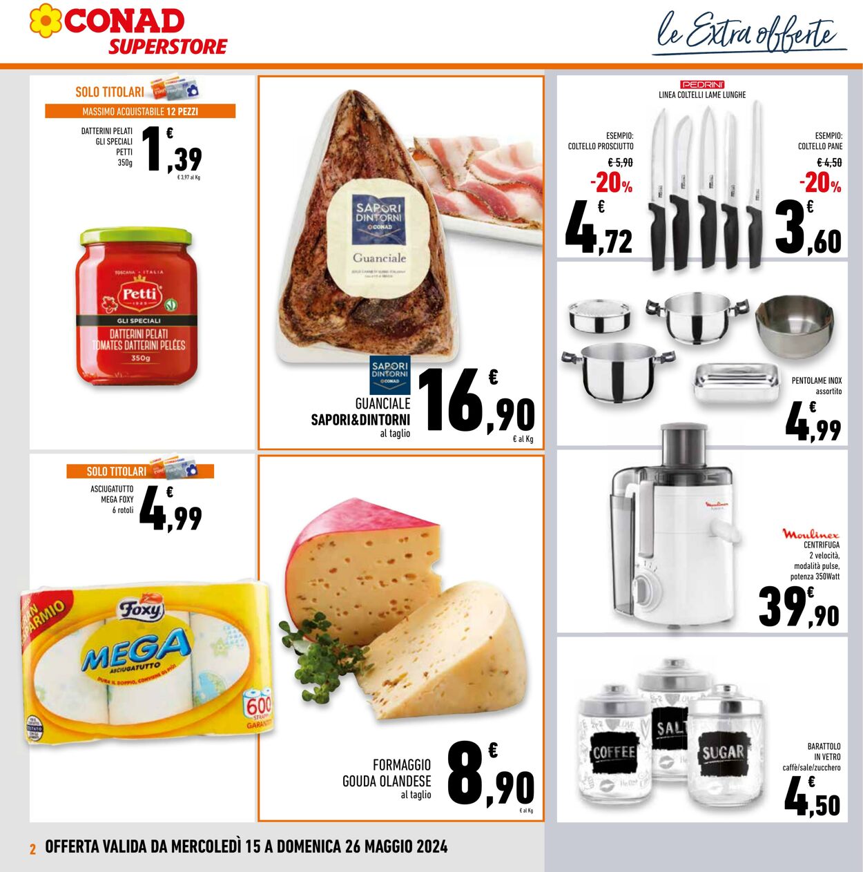 Volantino Conad 15.05.2024 - 26.05.2024