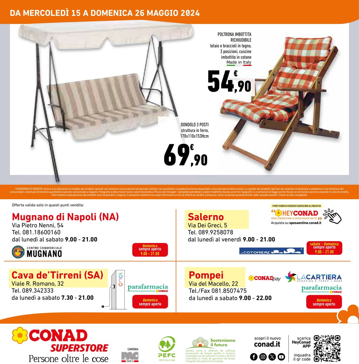 Volantino Conad 15.05.2024 - 26.05.2024