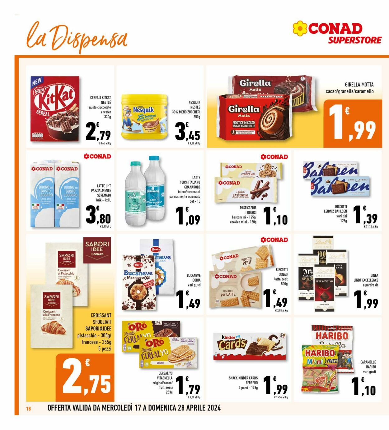 Volantino Conad 17.04.2024 - 28.04.2024