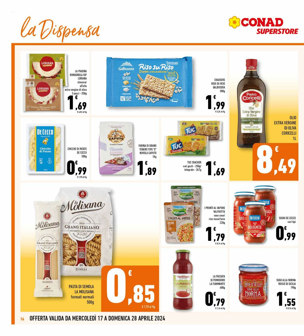 Volantino Conad 17.04.2024 - 28.04.2024