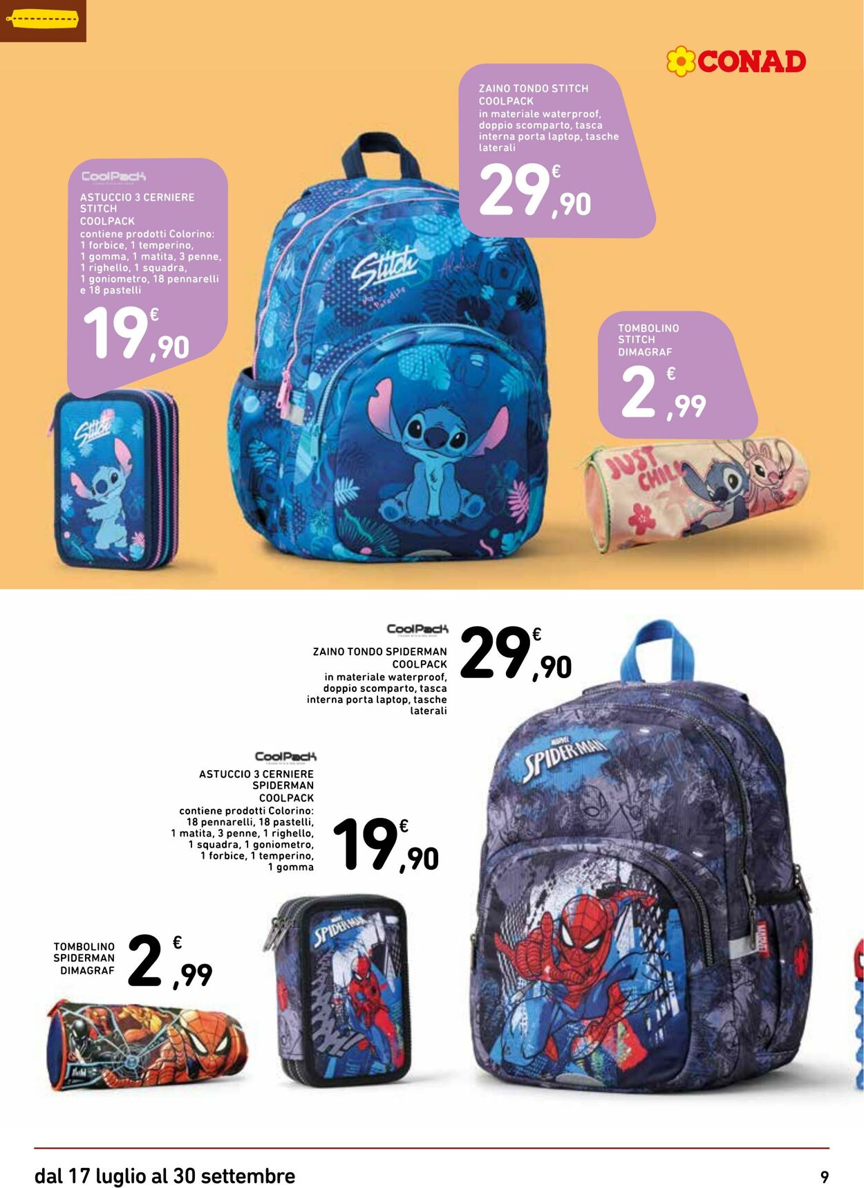 Volantino Conad 09.08.2025 - 09.08.2025