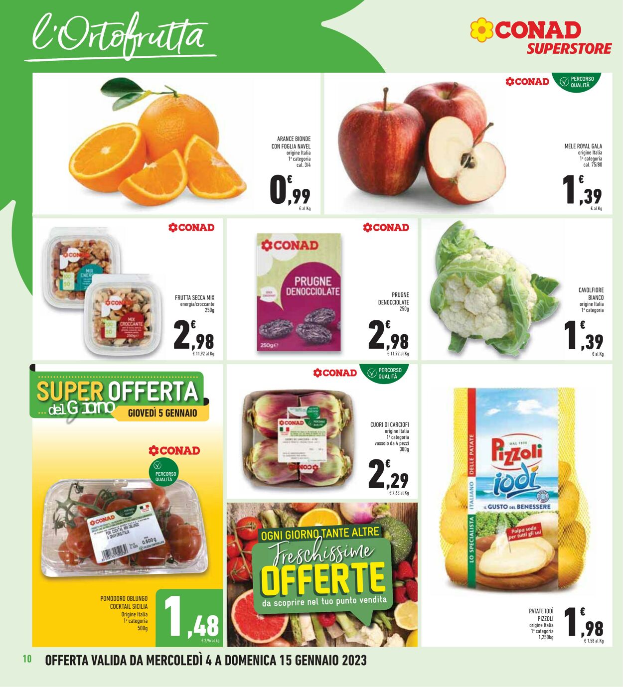 Volantino Conad 04.01.2023 - 15.01.2023