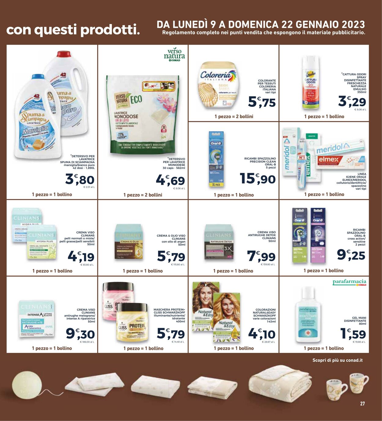 Volantino Conad 04.01.2023 - 15.01.2023