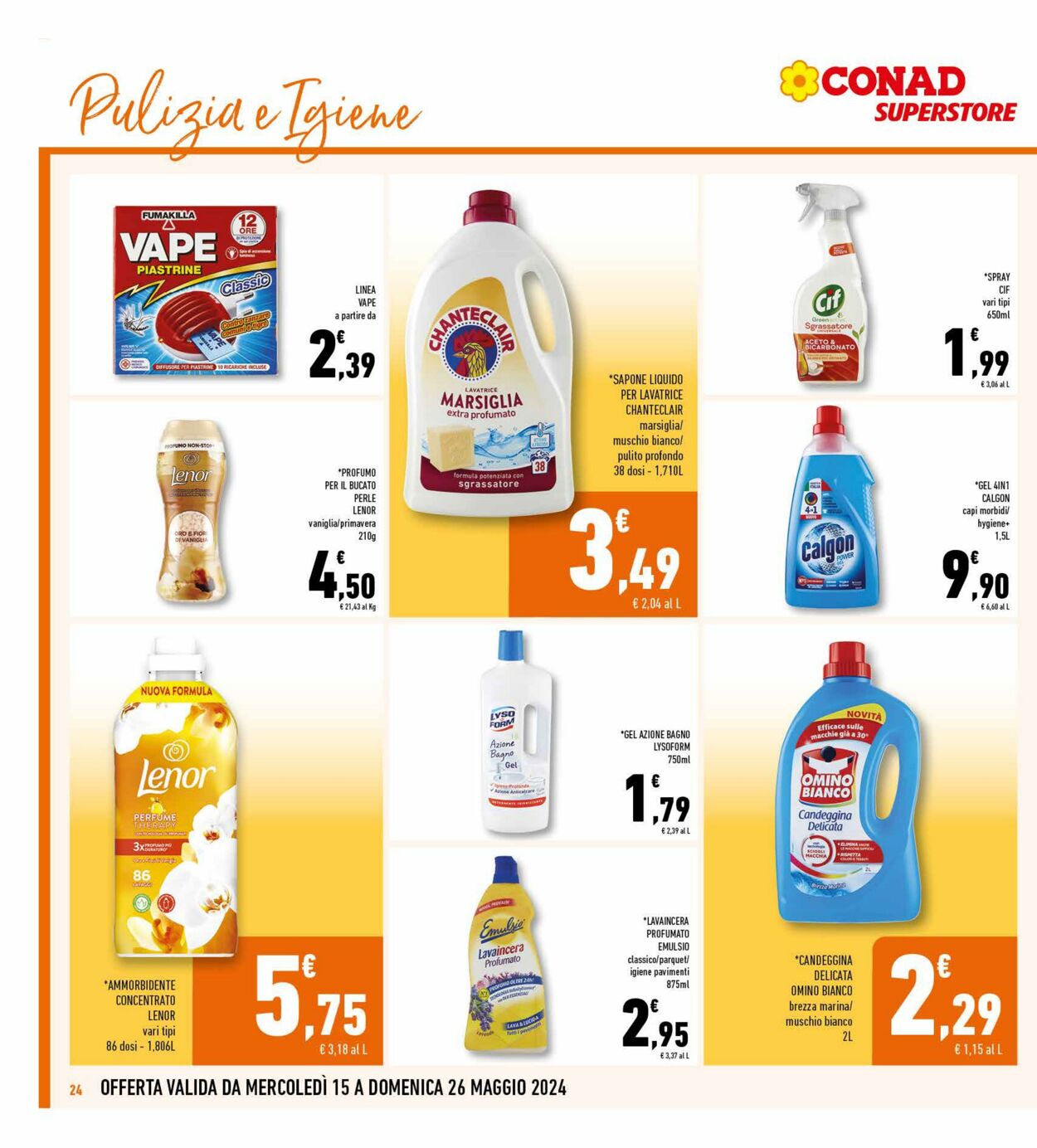 Volantino Conad 15.05.2024 - 26.05.2024