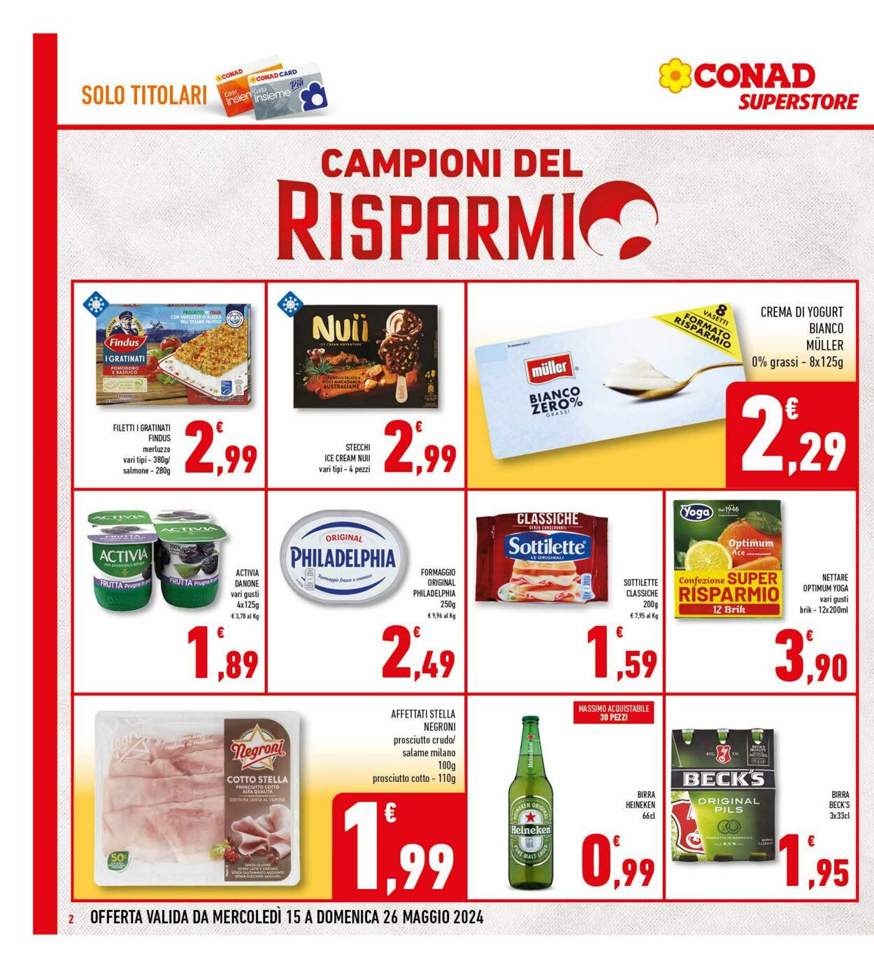 Volantino Conad 15.05.2024 - 26.05.2024