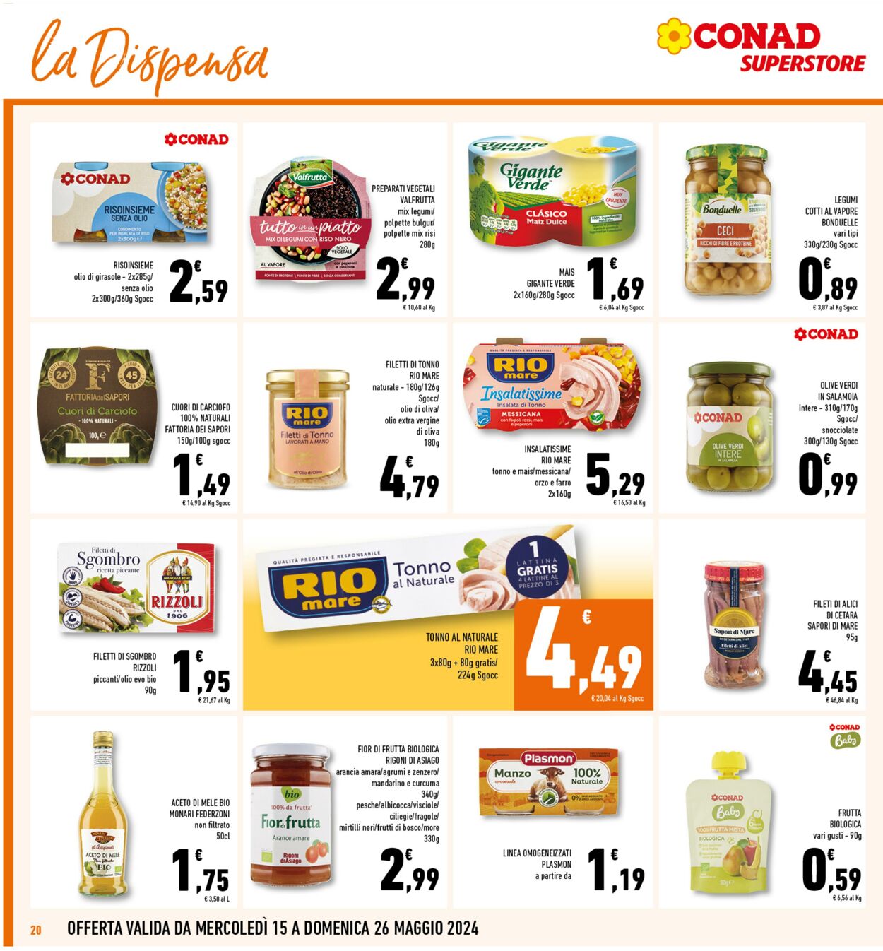 Volantino Conad 15.05.2024 - 26.05.2024