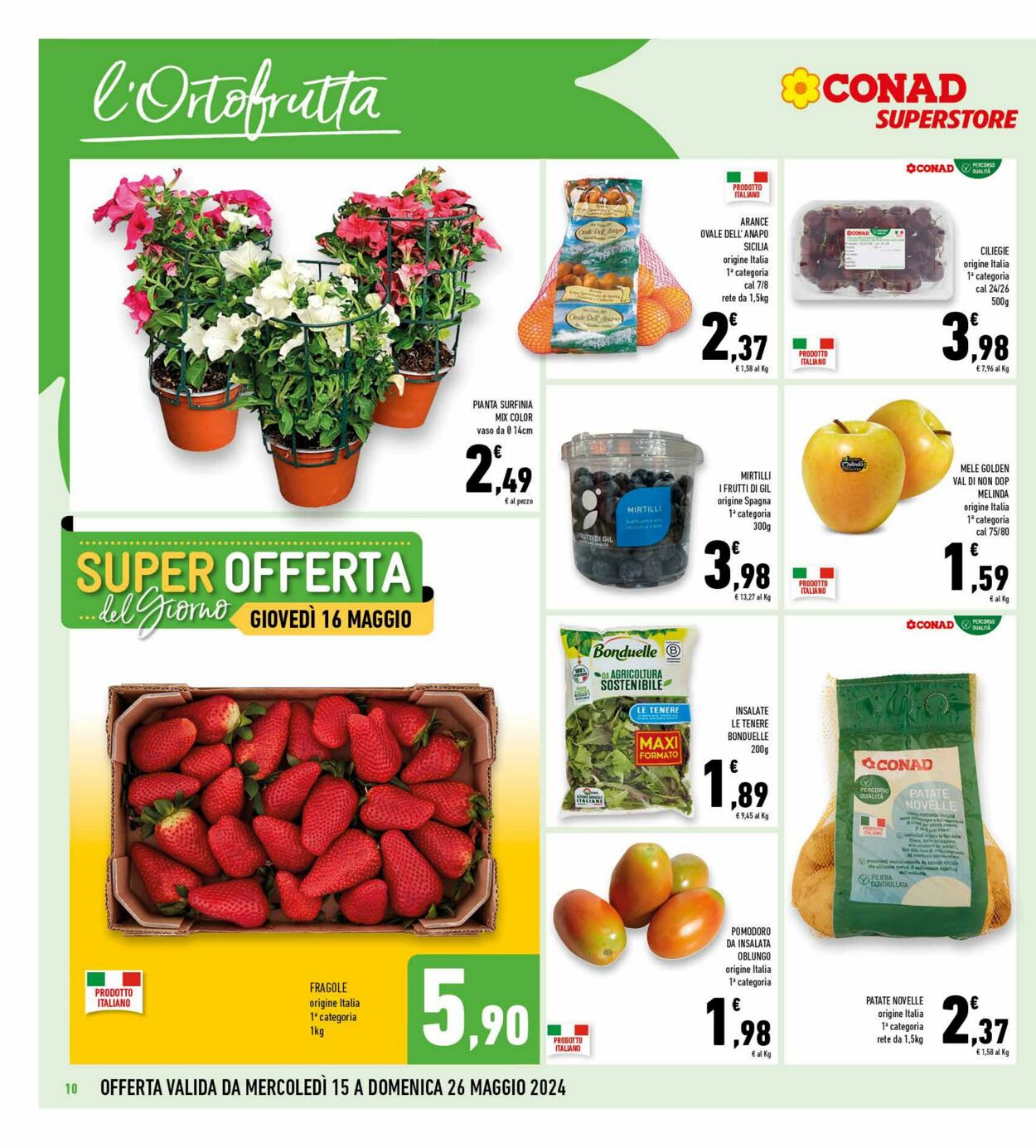 Volantino Conad 15.05.2024 - 26.05.2024