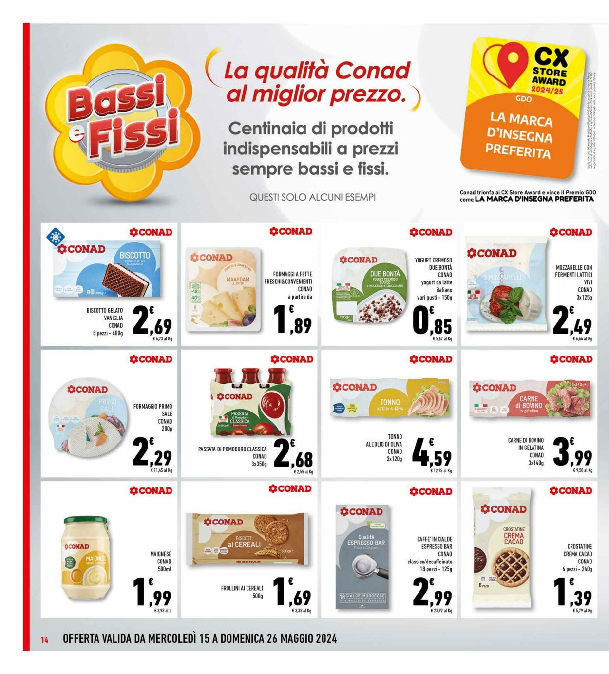 Volantino Conad 15.05.2024 - 26.05.2024