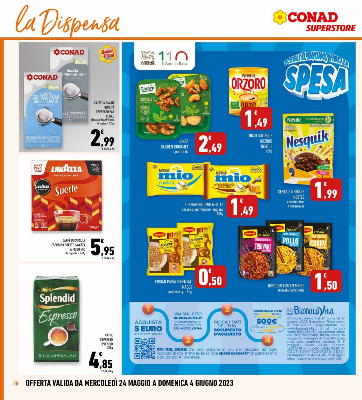 Volantino Conad 24.05.2023 - 04.06.2023