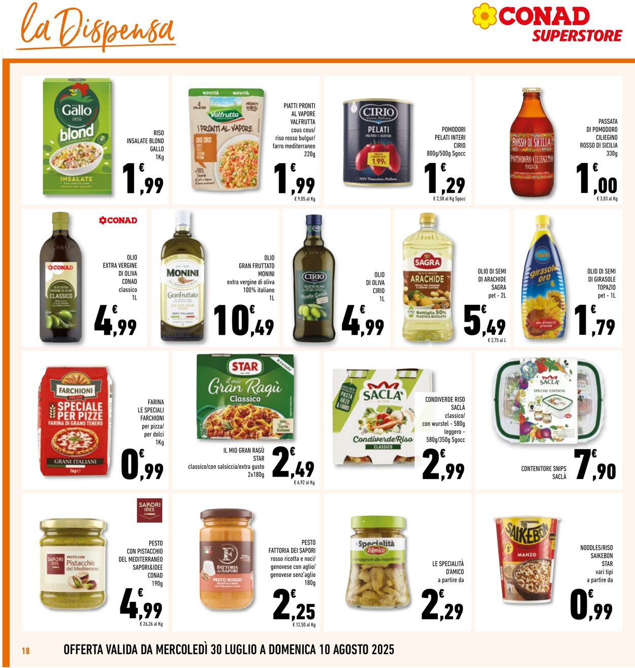 Volantino Conad 07.08.2025 - 07.08.2025
