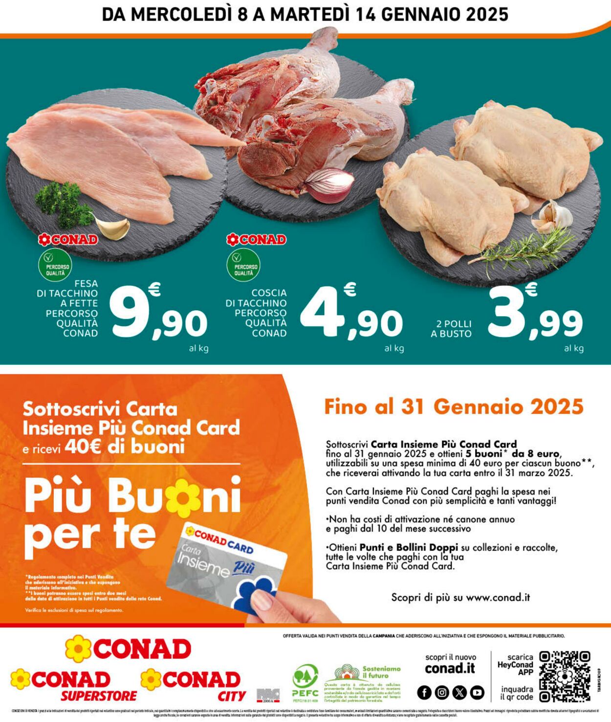 Volantino Conad 08.01.2025 - 14.01.2025