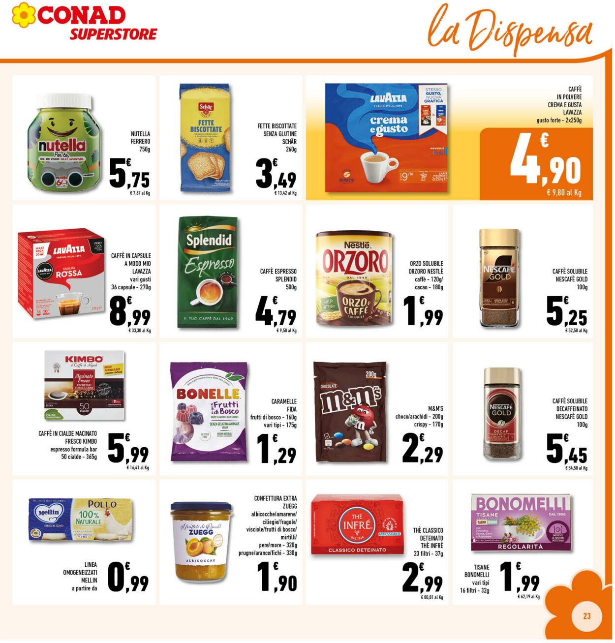 Volantino Conad 18.09.2024 - 29.09.2024