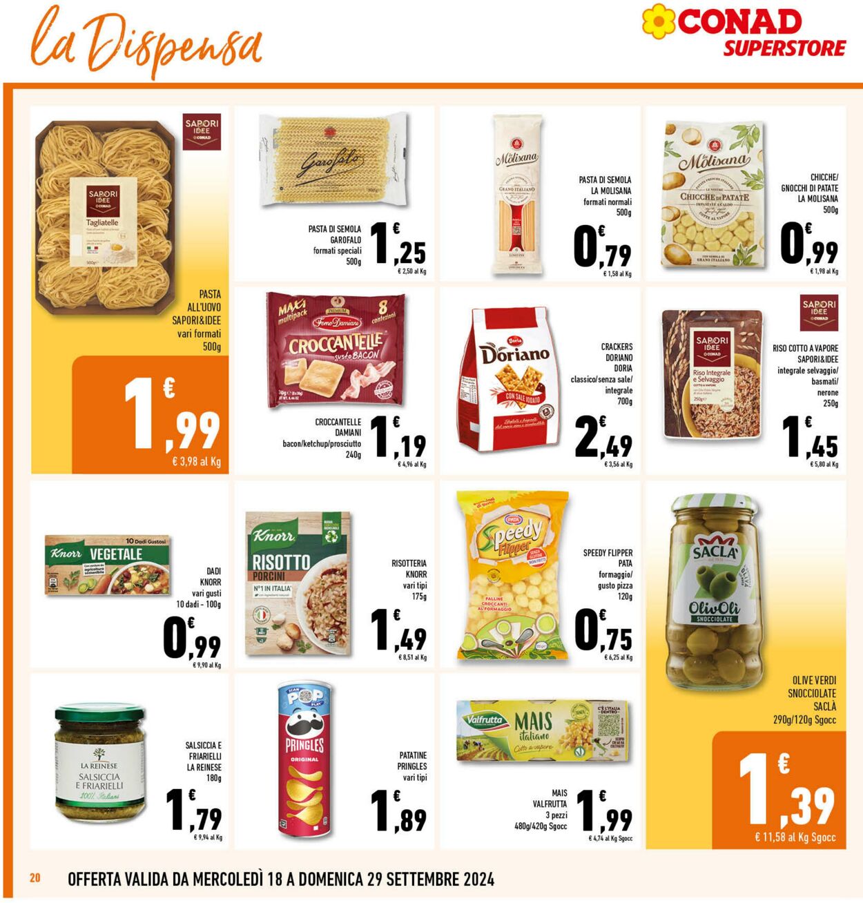 Volantino Conad 18.09.2024 - 29.09.2024