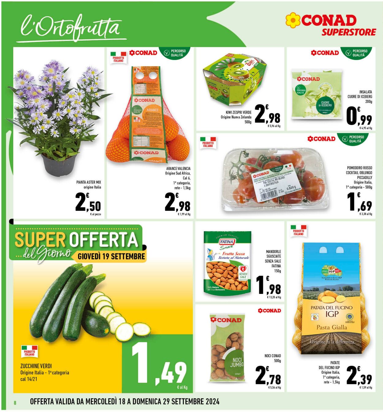 Volantino Conad 18.09.2024 - 29.09.2024