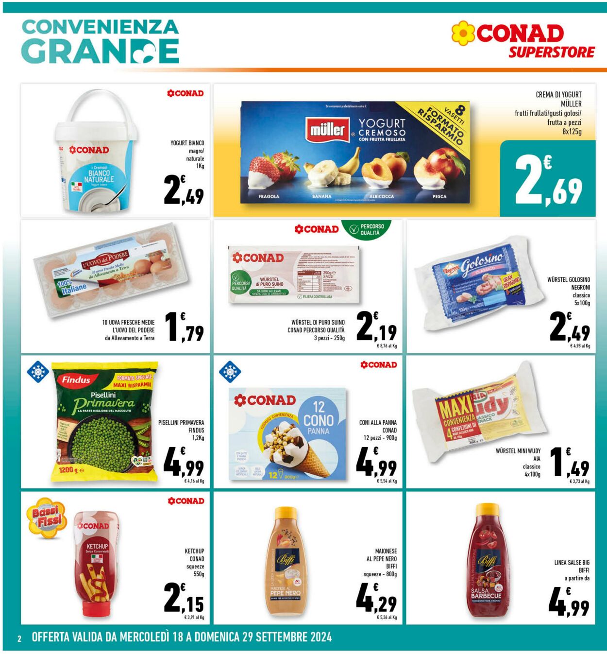 Volantino Conad 18.09.2024 - 29.09.2024