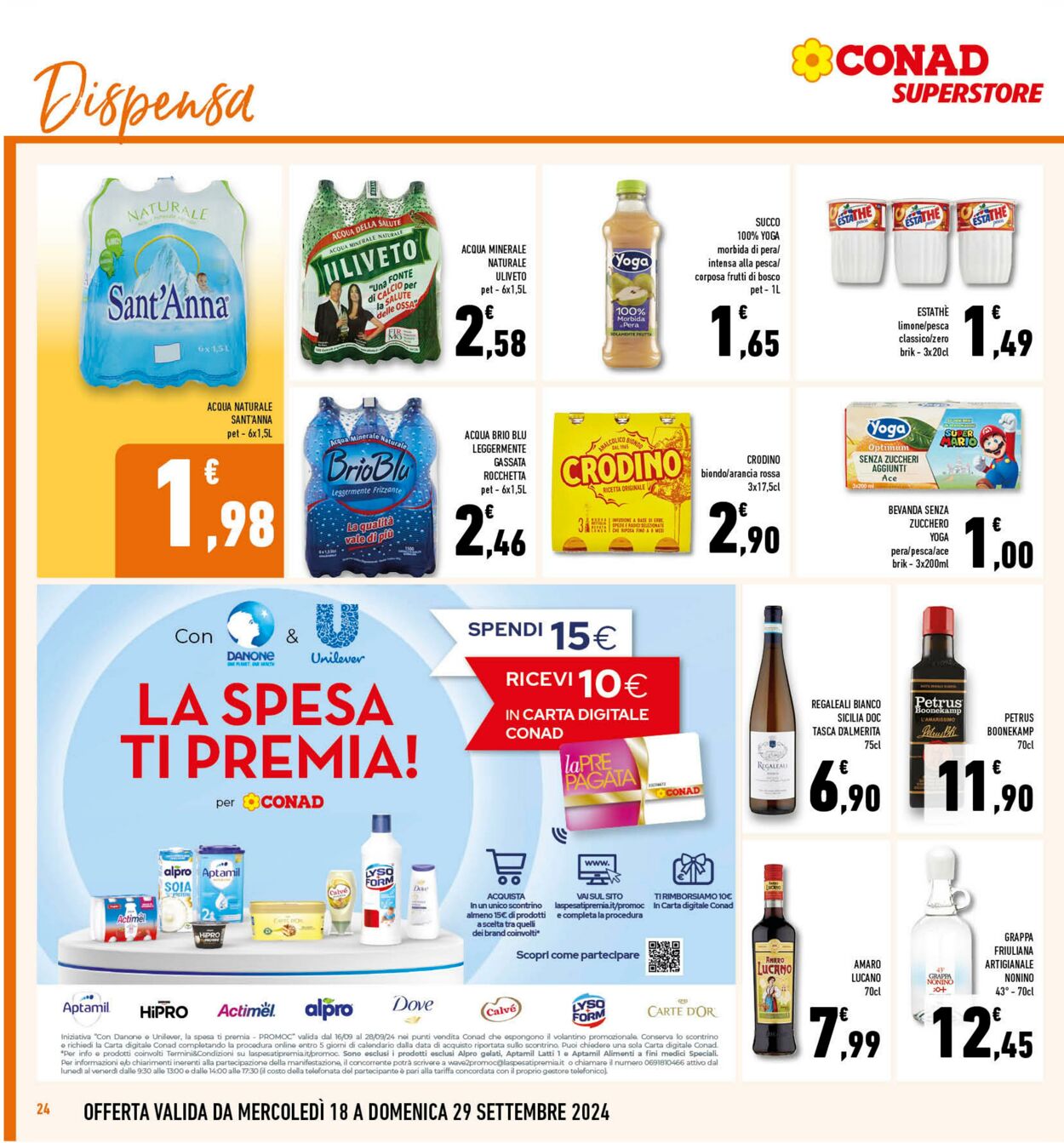 Volantino Conad 18.09.2024 - 29.09.2024