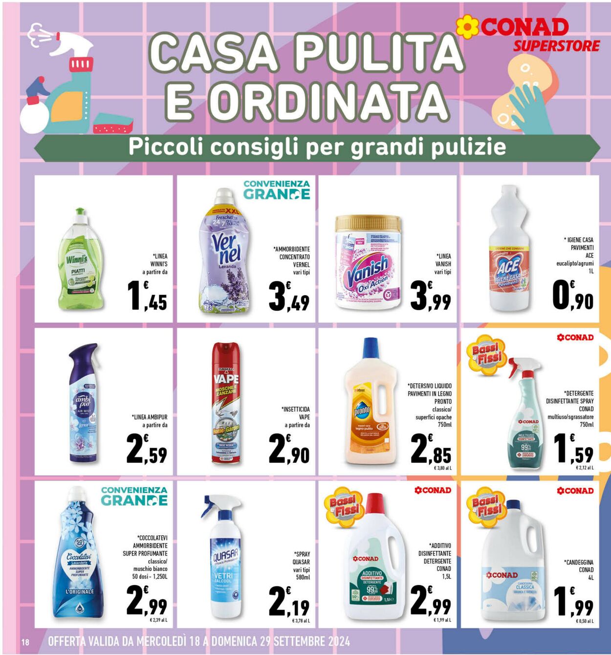 Volantino Conad 18.09.2024 - 29.09.2024