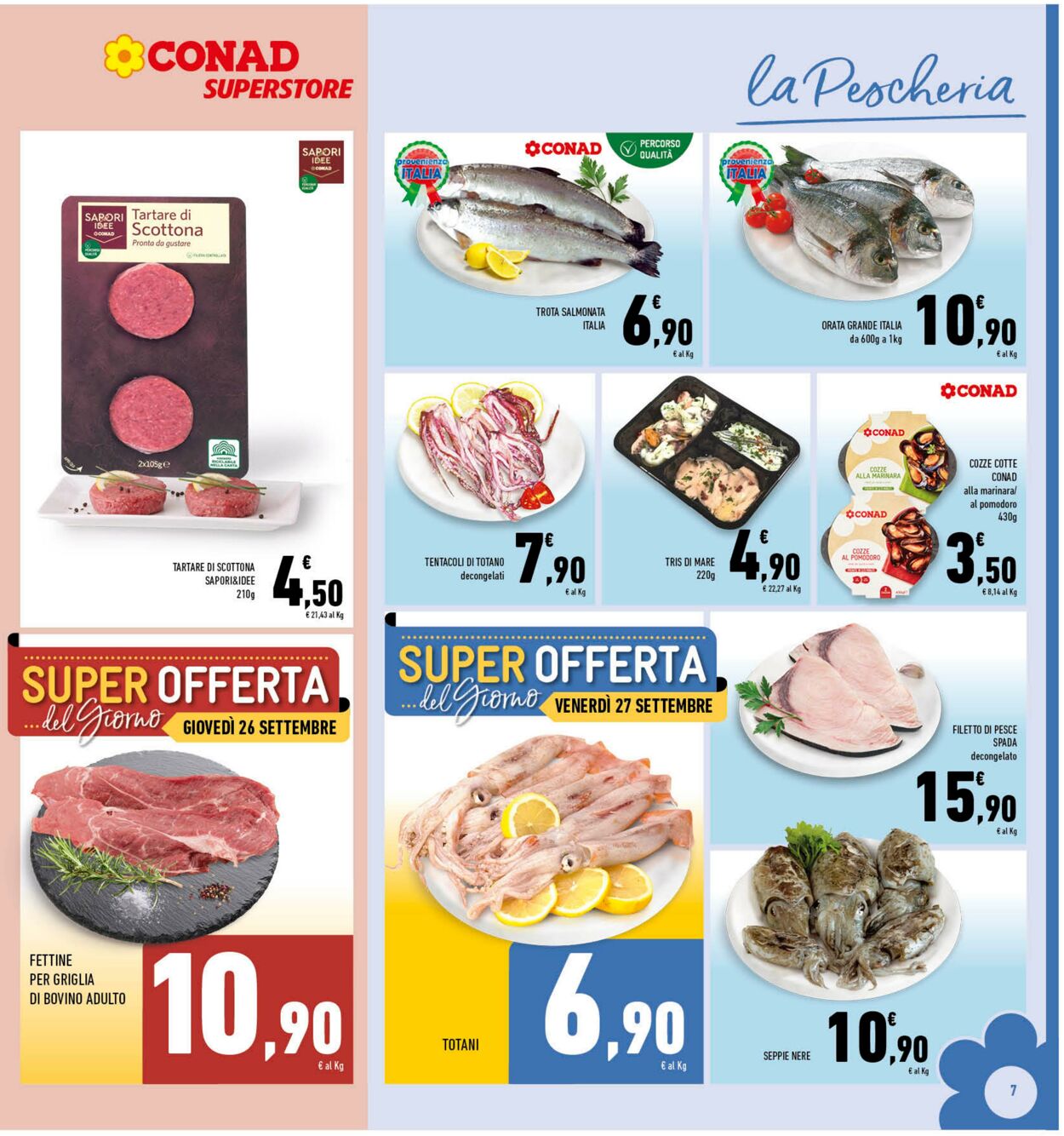 Volantino Conad 18.09.2024 - 29.09.2024