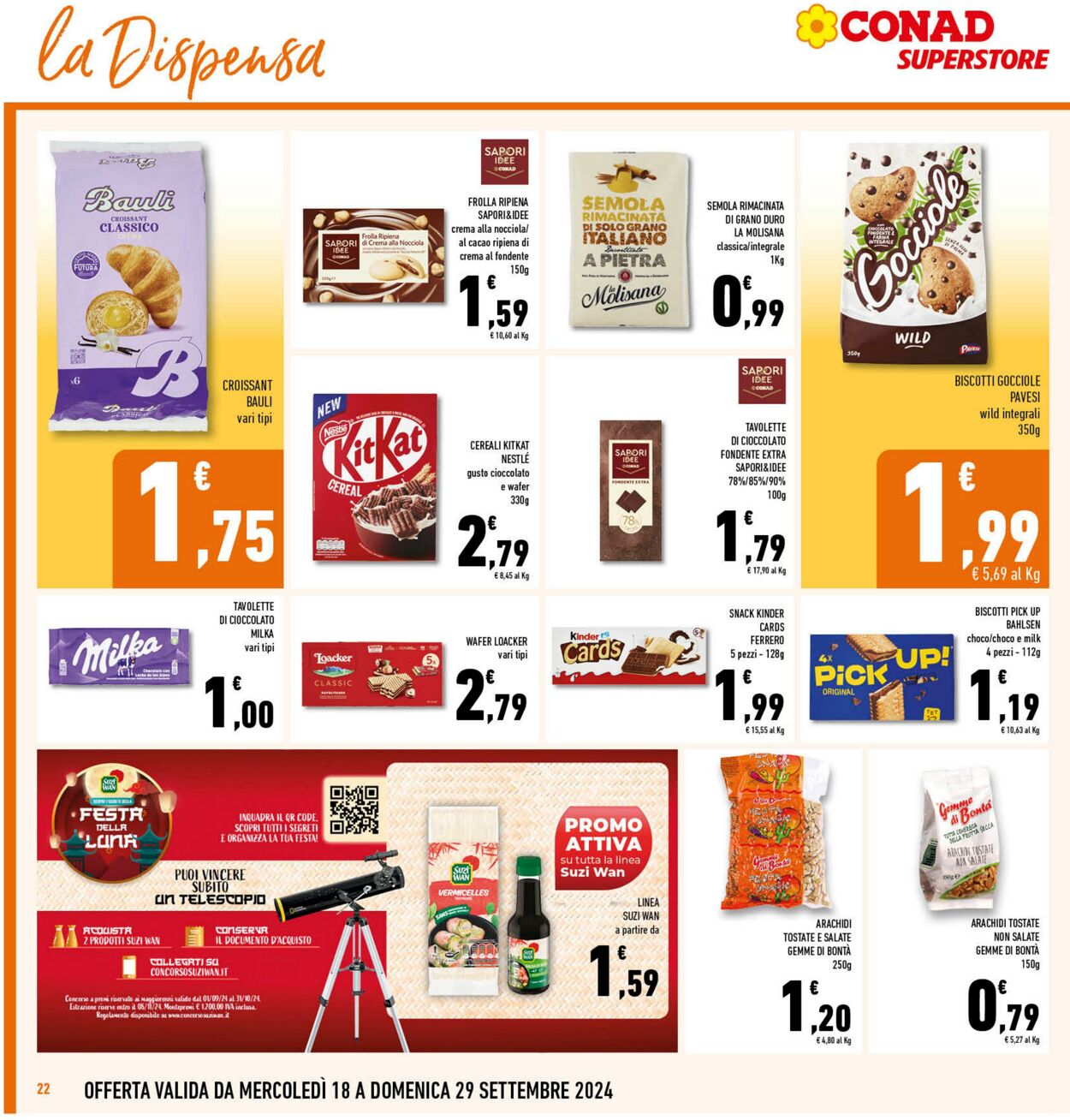 Volantino Conad 18.09.2024 - 29.09.2024