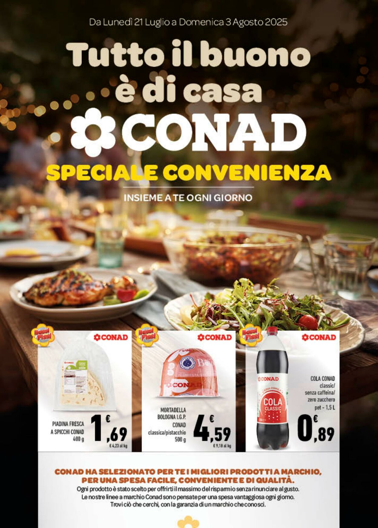 Volantino Conad 21.07.2025 - 21.07.2025