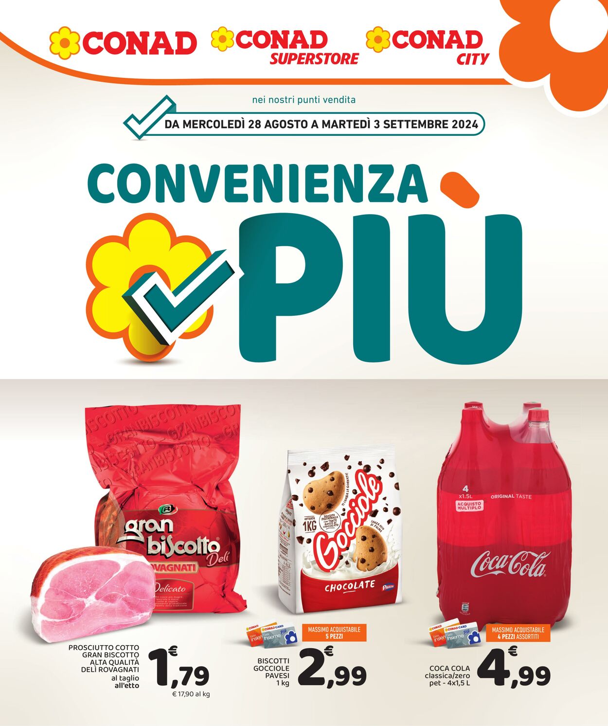 Volantino Conad 28.08.2024 - 03.09.2024