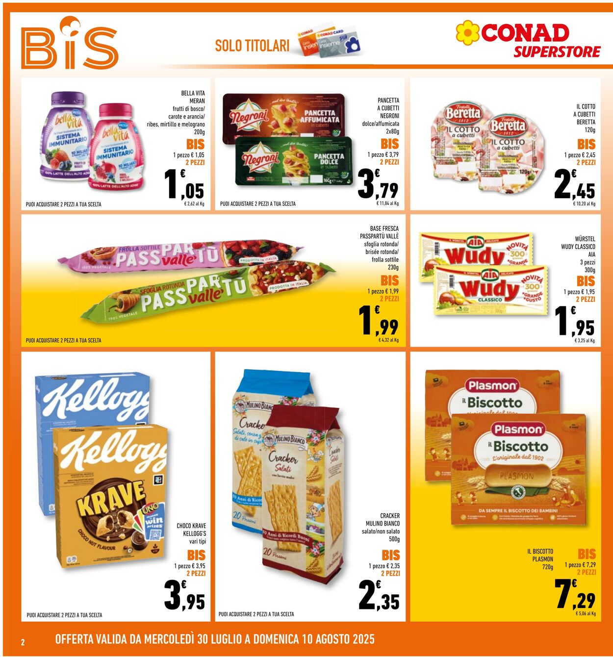 Volantino Conad 06.08.2025 - 06.08.2025