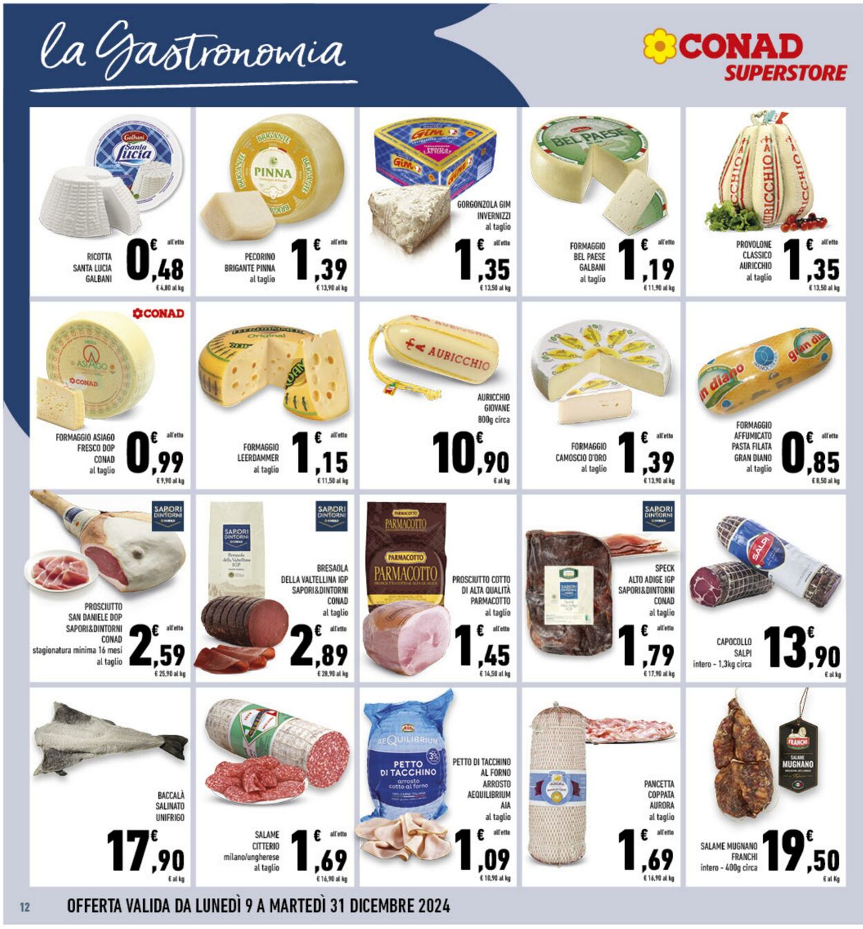 Volantino Conad 09.12.2024 - 31.12.2024