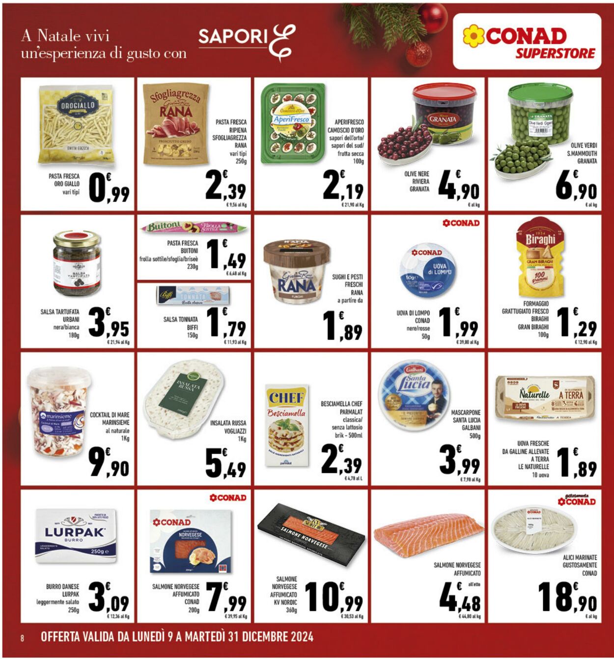 Volantino Conad 09.12.2024 - 31.12.2024