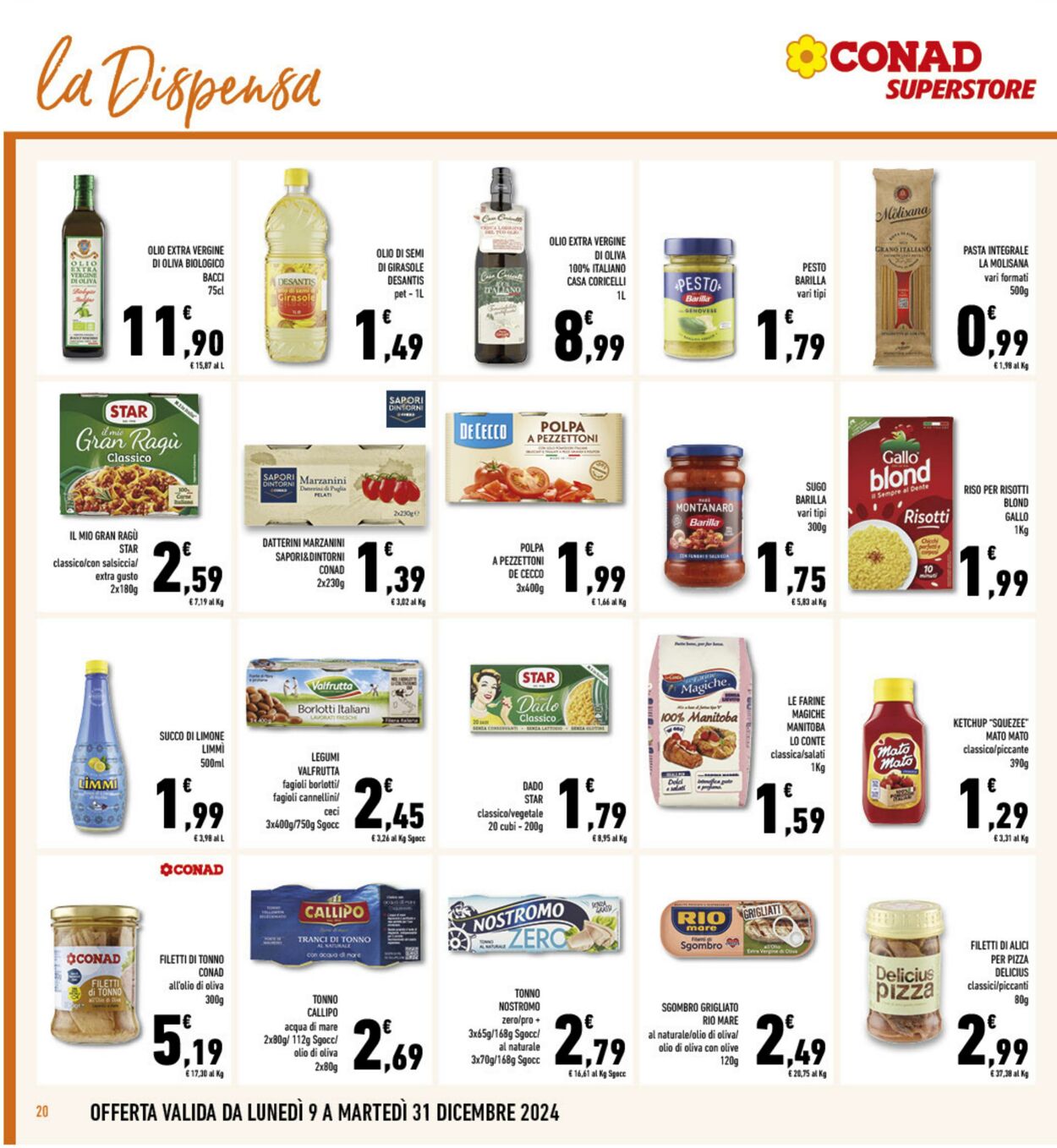 Volantino Conad 09.12.2024 - 31.12.2024