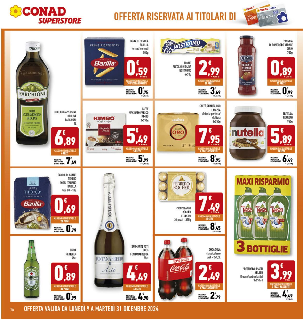 Volantino Conad 09.12.2024 - 31.12.2024