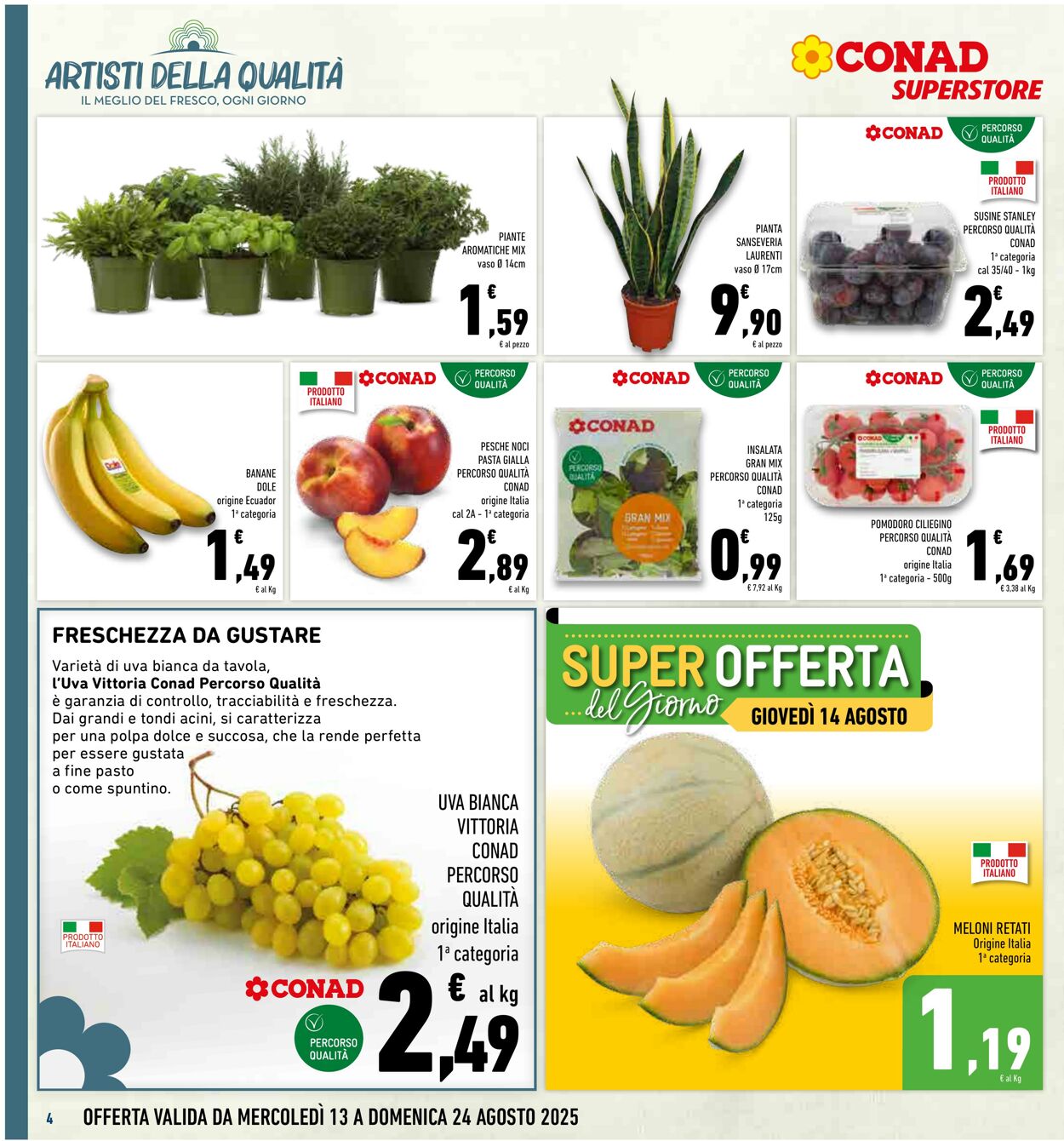 Volantino Conad 13.08.2025 - 13.08.2025
