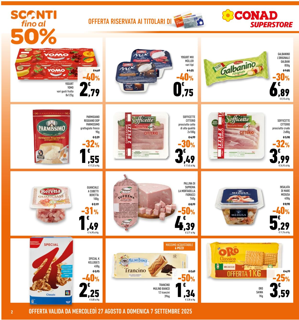 Volantino Conad 25.08.2025 - 25.08.2025