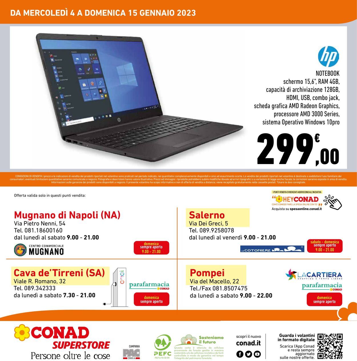 Volantino Conad 04.01.2023 - 15.01.2023